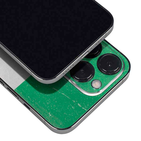 Nigeria Flag Distressed iPhone 14 Pro Skin